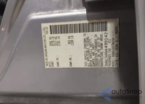 2010 Nissan Altima 2.5 S from USA, damaged, VIN 1N4AL2AP6AN499142